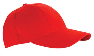 rood geborsteld cap