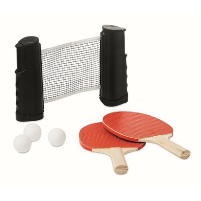 Tafeltennisset PingPong rood