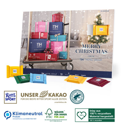 tafel adventskalender Rittersport