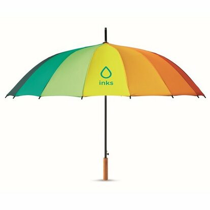 27 inch regenboogparaplu BOWBRELLA sample