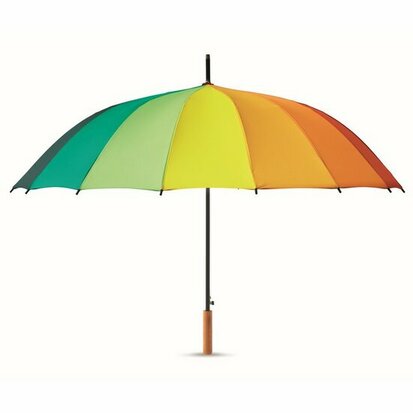 27 inch regenboogparaplu BOWBRELLA sample