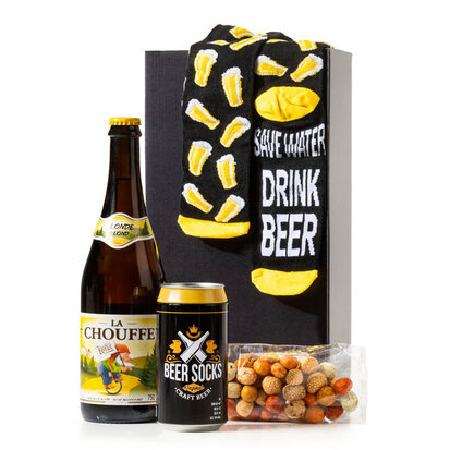 Kerstpakket La Chouffe met Sokken