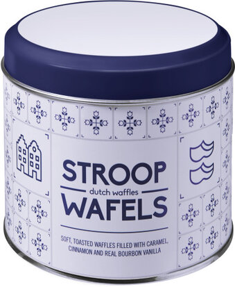 Stroopwafels in blik sample