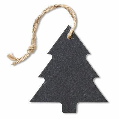 Kerstboom hanger van leisteen sample