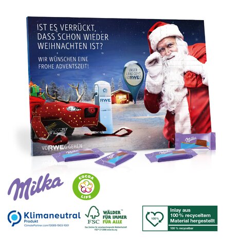 milka tafel adventskalender