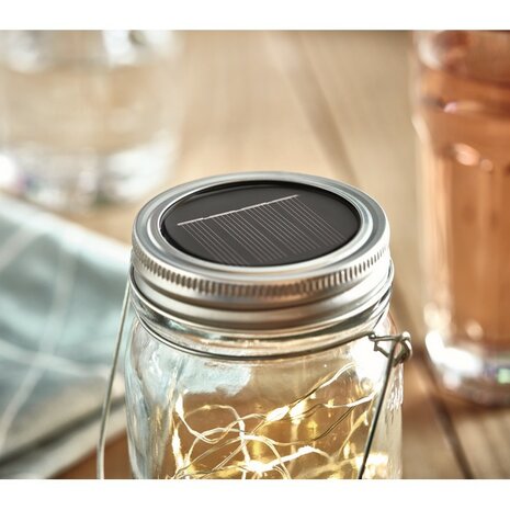 Mason jar solar buitenlamp POT LAMP sample