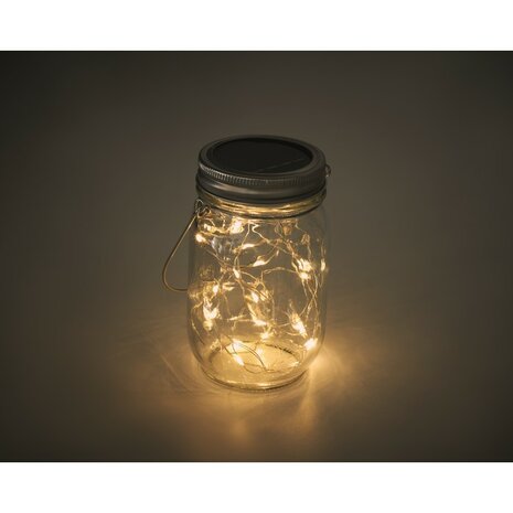 Mason jar solar buitenlamp POT LAMP sample