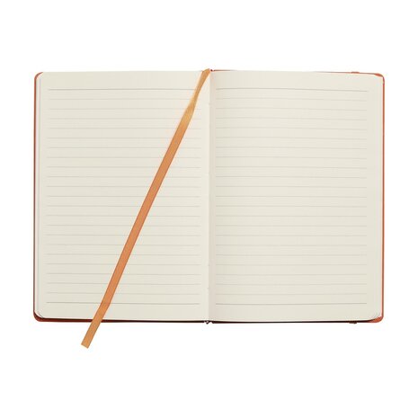 Pocket Notebook A4 oranje open