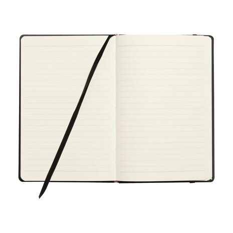 Pocket Notebook A5 zwart open